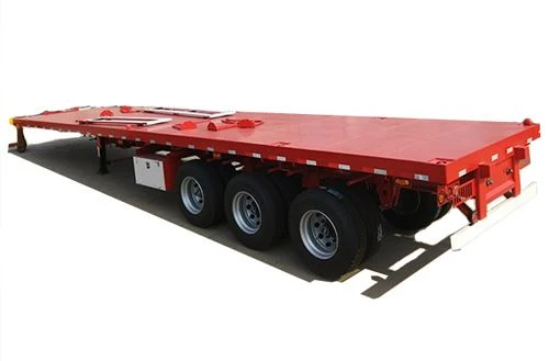 Rimorchio per camion a pianale da 40 piedi in vendita calda in Cina con qualità durevole
