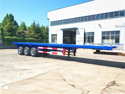 Rimorchio per camion a pianale per container da 40 piedi