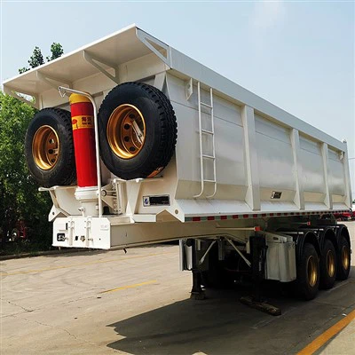 Semirimorchio ribaltabile posteriore