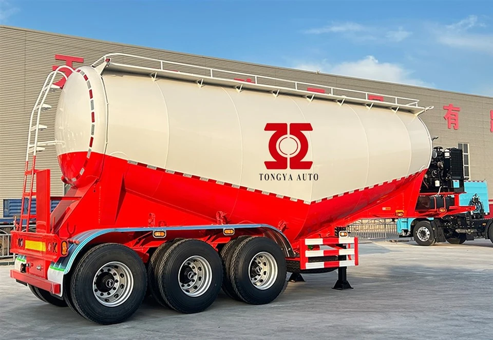40T Bulk Cenemnt Tanker Semi Trailer con diesel