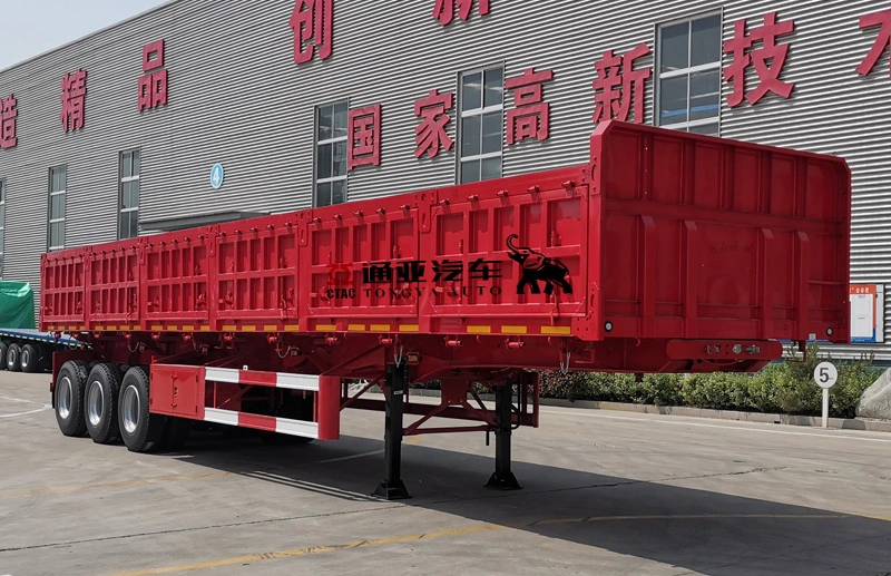 side dump semi trailer
