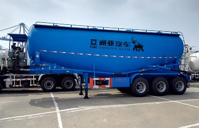 Semirimorchio per semirimorchio cisterna per cemento sfuso a 3 assi con compressore d'aria