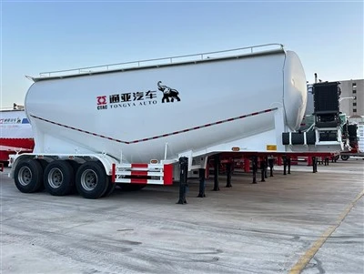 Rimorchio semirimorchio cisterna per cemento sfuso a 3 assi con sospensione meccanica