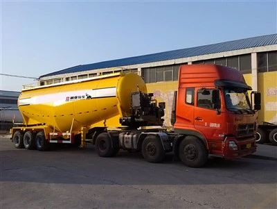 3 assi in polvere tnker semi rimorchio in vendita