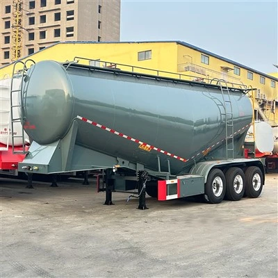 Semirimorchio per cisterna di cemento sfuso per polvere