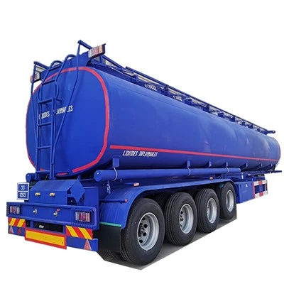 TONGYA Vendita calda 4 assi rimorchi cisterna per carburante liquido olio cisterna semirimorchio